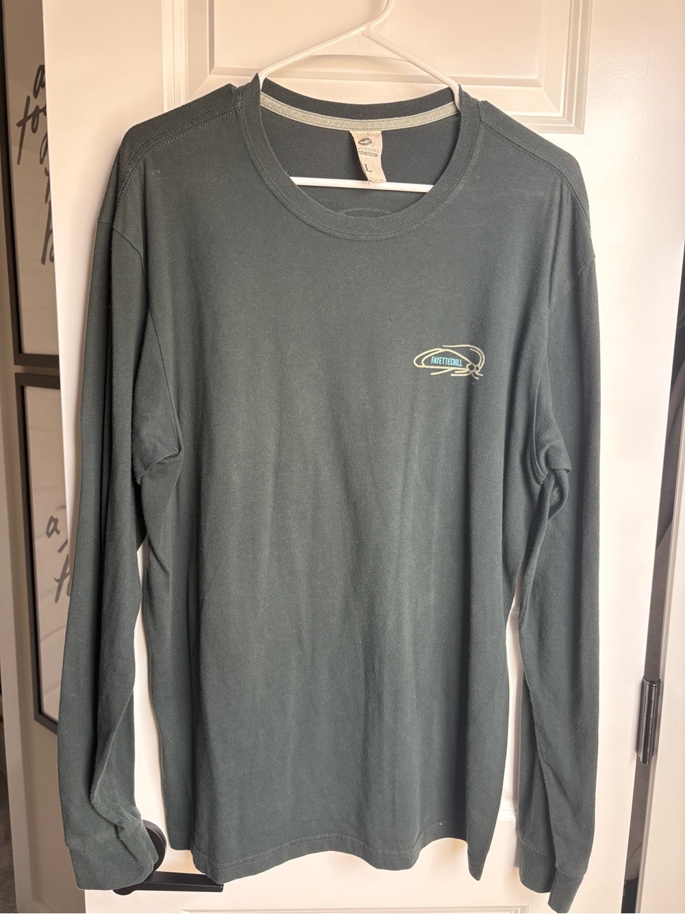 Fayettechill Men’s Long Sleeve Graphic Tee - Forest Green